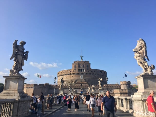 ローマの休日ロケ地巡り：サンタンジェロ城