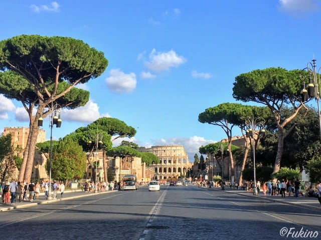 ローマの休日ロケ地巡り：コロッセオ