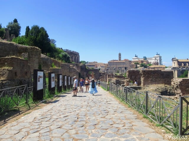 ローマの休日ロケ地巡り：フォロ・ロマーノ